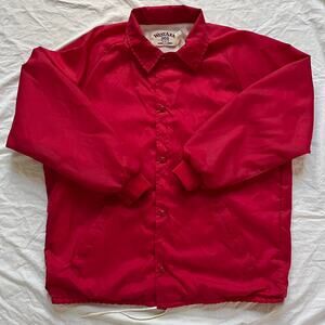 Vintage 80's Coach Jacket - L - Red